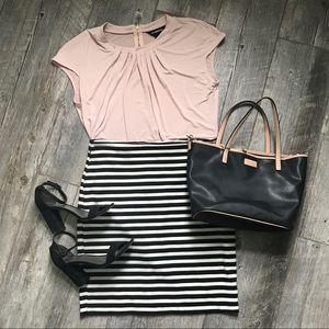 EUC Ralph Lauren Pleated Neckline Top